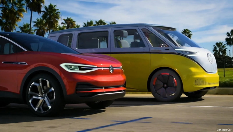 すでに販売されているIDシリーズ（ID.3/ID.4）だけでなく今後リリースされるID.Busなどもソフトウエアにより機能が定義されていく