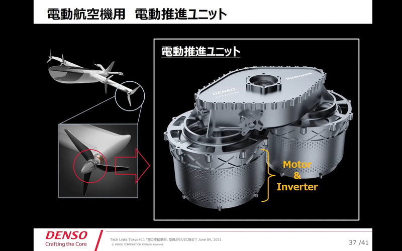 電動航空用 電動推進ユニット