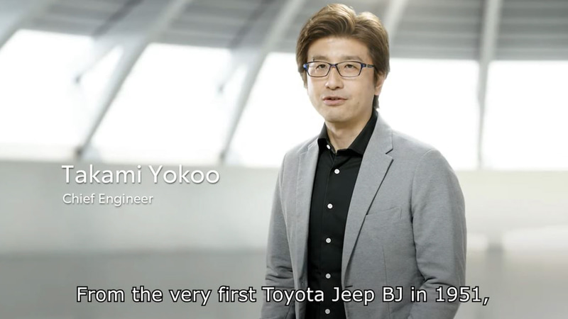 新型ランドクルーザーのチーフエンジニアの横尾貴己氏