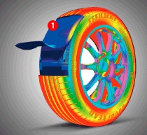 トレッド～ショルダー部にかけては、発熱や振動を効果的に吸収・緩衝する「クールクッションレイヤー2」を搭載