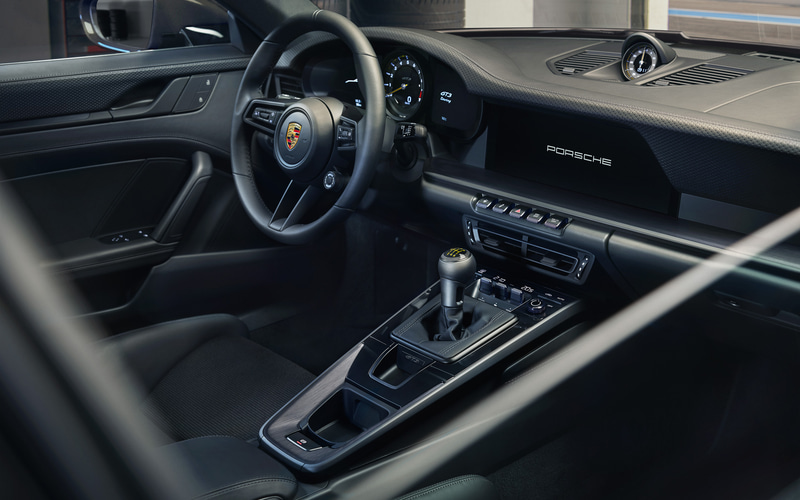 911 GT3ツーリングパッケージのインテリア