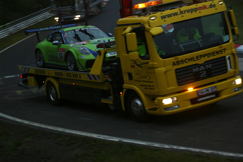 クラッシュしたマシン