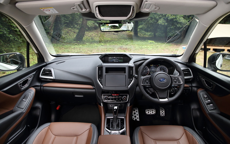 Advanceのインパネ。内装色は写真のブラウンのほかに、ブラックも用意される