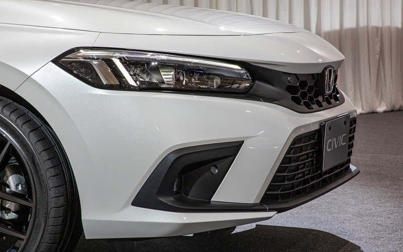 特徴的なフロントのデザイン