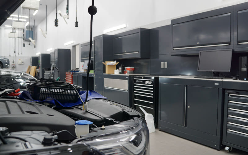 1階の整備スペース