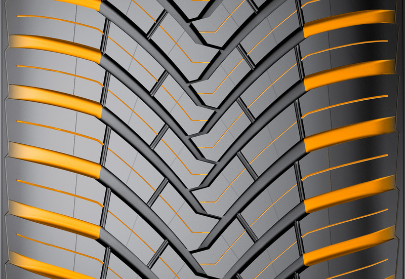 フレキシブル・オールシーズン・トレッド・デザイン