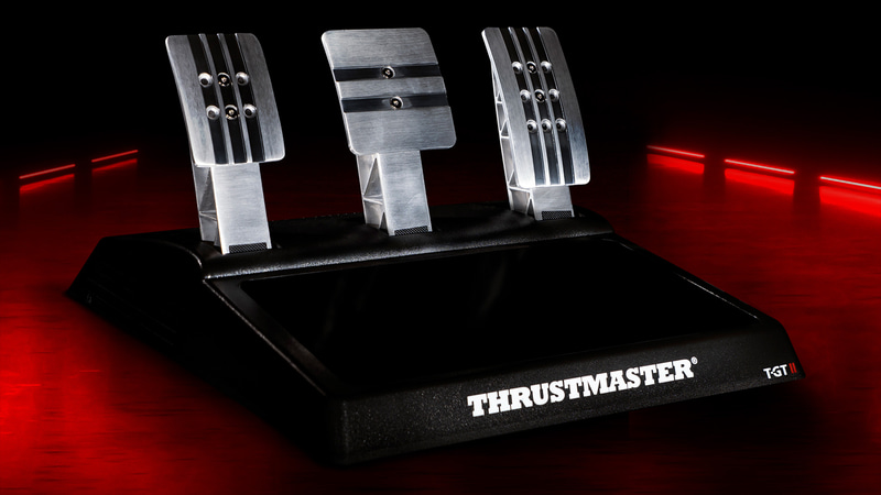 THRUSTMASTERが公開した「グランツーリスモ」公式ステアリングコントローラの新製品「T-GT II」