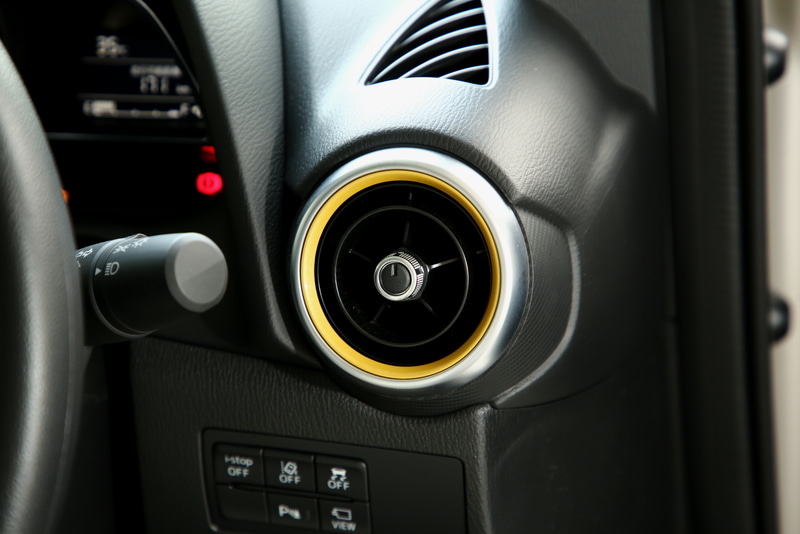 発色のよいシトラスを差し色として効果的に使用