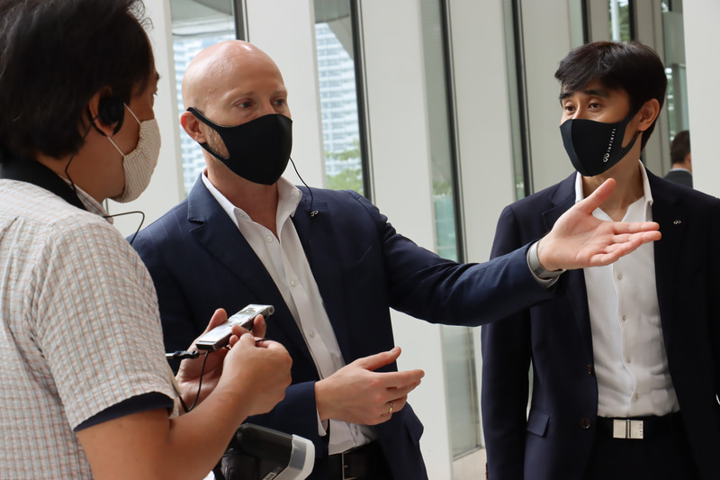 インフィニティにとって非常に重要なQX60のモデルチェンジは大きなプレッシャーだったと語るリゴー氏