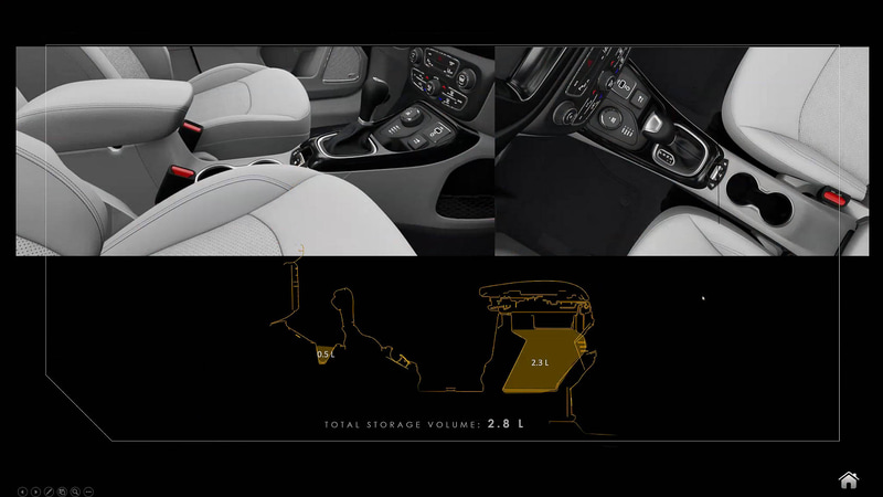 コンソールのデザインを変更し、容量を従来の2倍以上に拡大