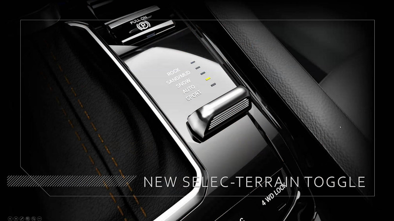 セレクテレインシステムのスイッチを変更