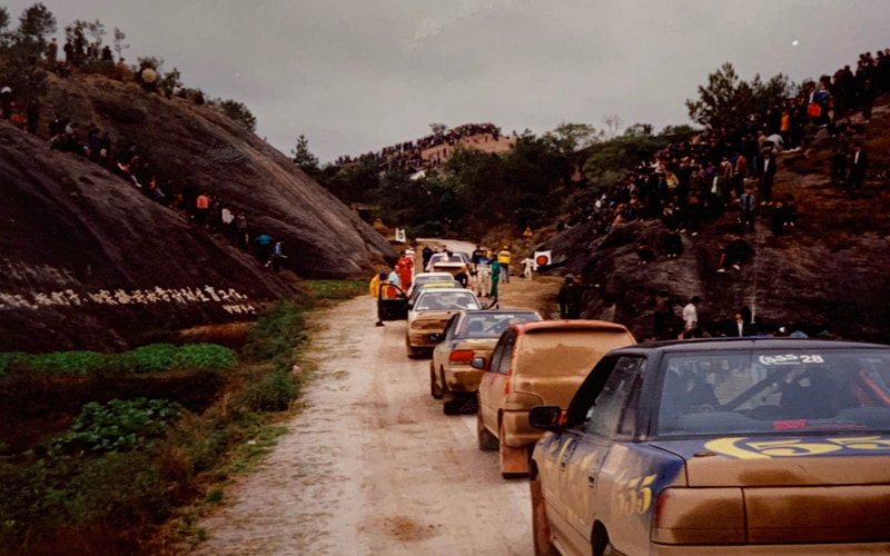 SSのタイムコントロールに入る前の時間調整。人員整理してもどこからともなく人が湧いてくる