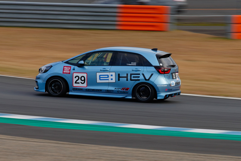 2分33秒台で安定して走ったフィット e：HEV