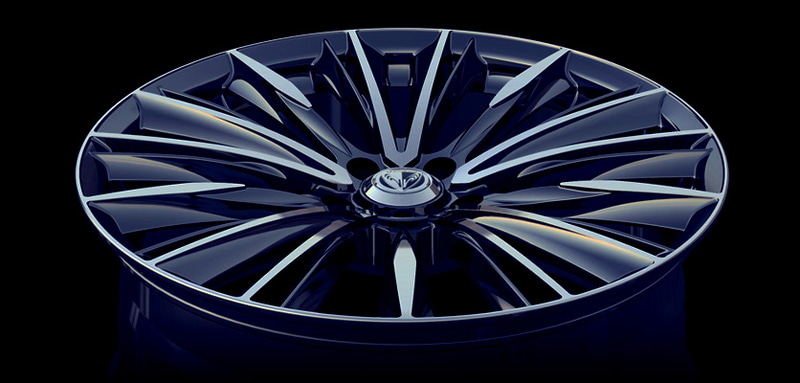 サイズによってフェイスデザインの表情も異なる。18インチ（左）、19インチ（中）、20インチ（右）