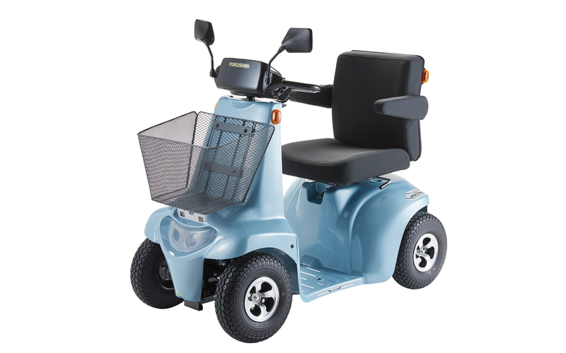 福伸電機が販売する障害物検知機能付き電動カート「POLCAR（SPX-1）」