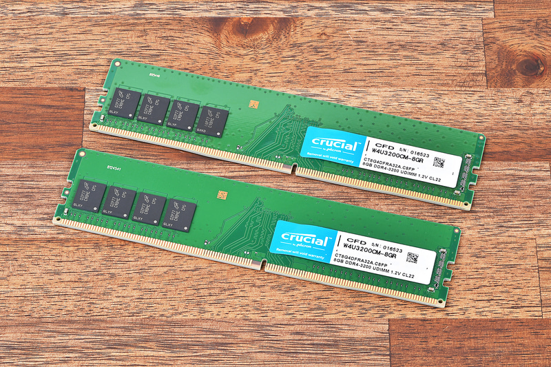 ゲームをやるならメモリは最低8GB欲しい。できれば16GB以上にしておきたい