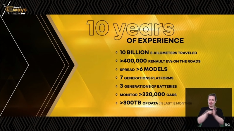 デメオ氏のプレゼンテーションの様子と使用されたスライド資料