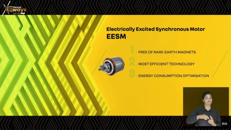 Brunet氏のプレゼンテーションの様子と使用されたスライド資料