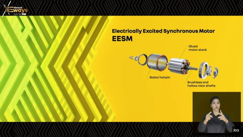 Brunet氏のプレゼンテーションの様子と使用されたスライド資料