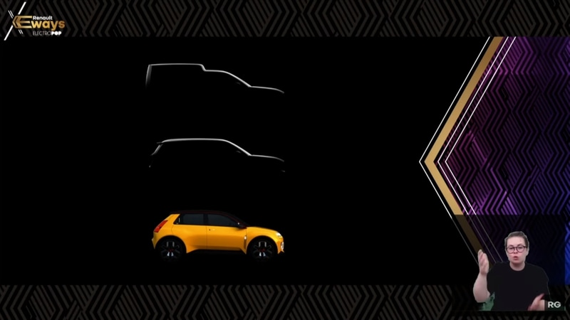 2025年までに発売されるモデルについて、アイコニックなシルエットやフロントマスクなどで紹介された