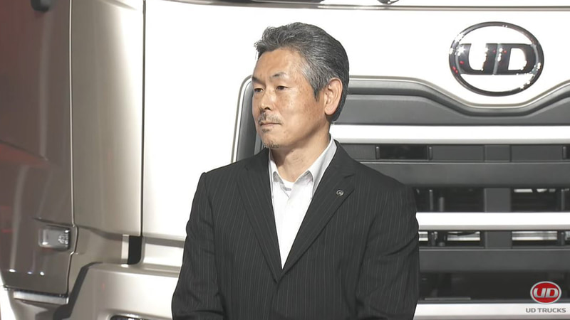 UDトラックス株式会社 開発部門 車両評価部 ダイレクターの越川英幸氏