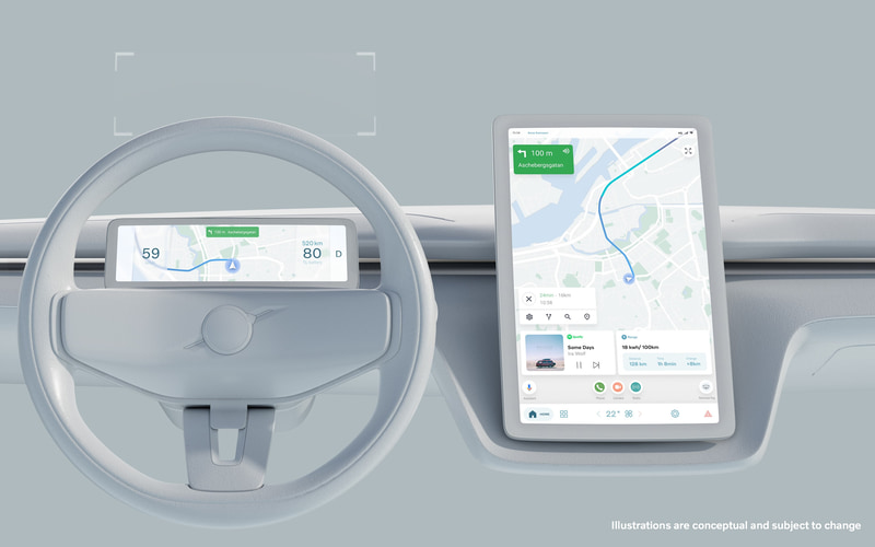15インチの大型ディスプレイを採用したコクピットデザイン