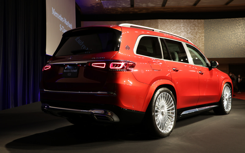 メルセデス・マイバッハ GLS 600 4MATIC。ボディサイズは5205×2030×1838mm（全長×全幅×全高。欧州参考値）