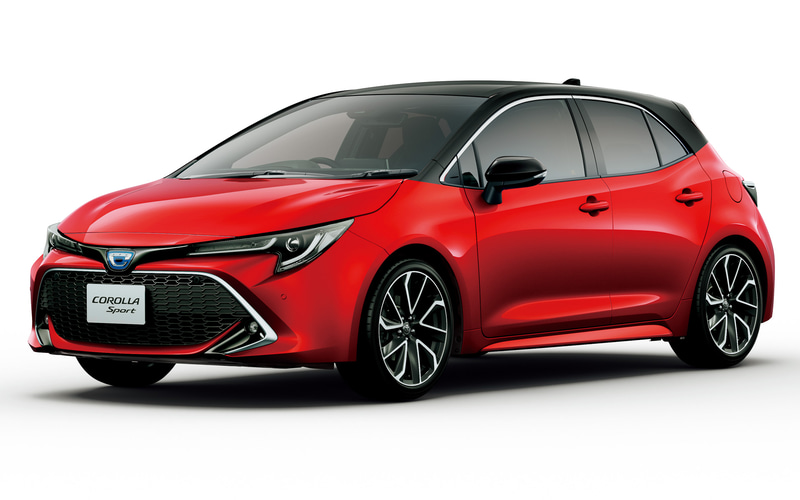 カローラシリーズを一部改良（写真はカローラ スポーツ HYBRID G“Z”のアティチュードブラックマイカ×エモーショナルレッドIII）