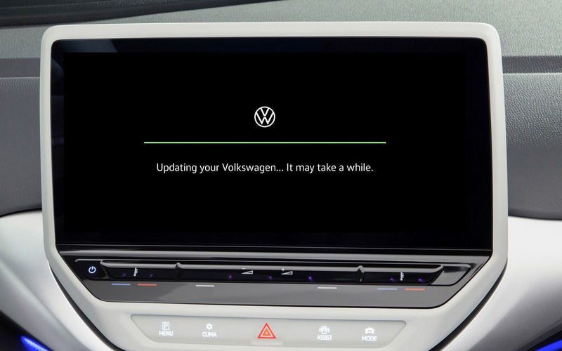 アップデート中のイメージ