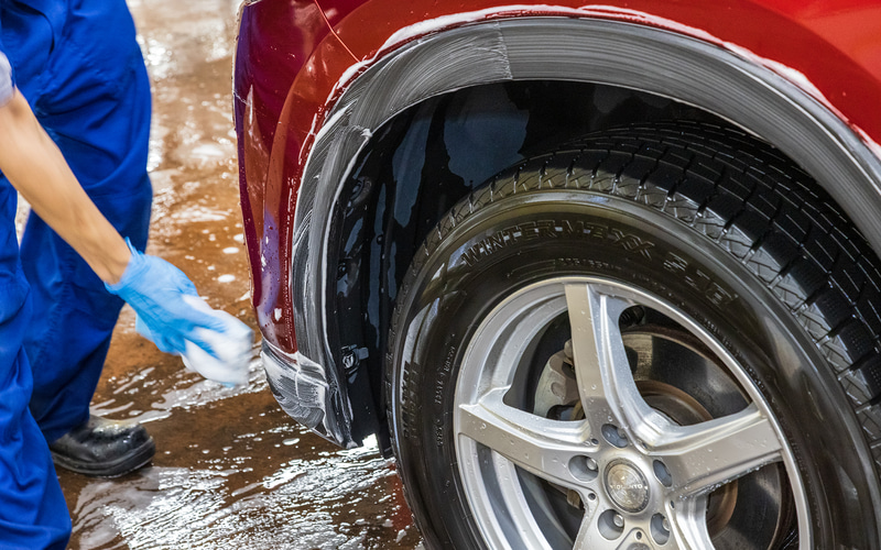 樹脂部分は特に念入りに