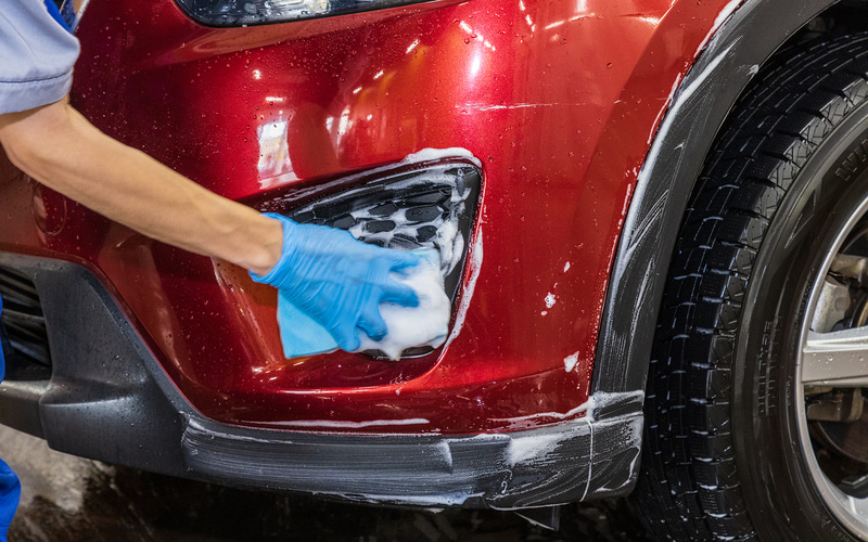 樹脂部分は特に念入りに