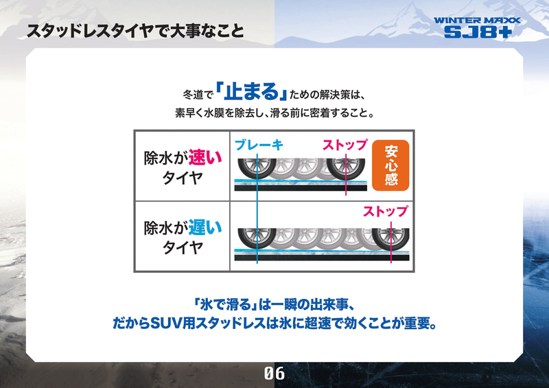 スタッドレスタイヤで大臣なこと