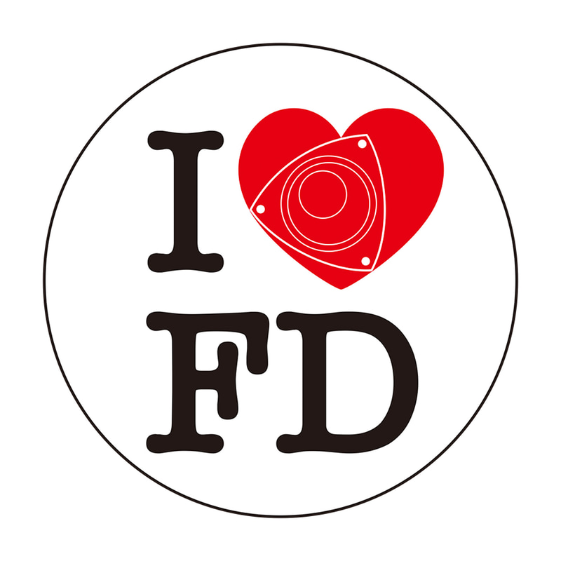 I LOVE FDステッカー