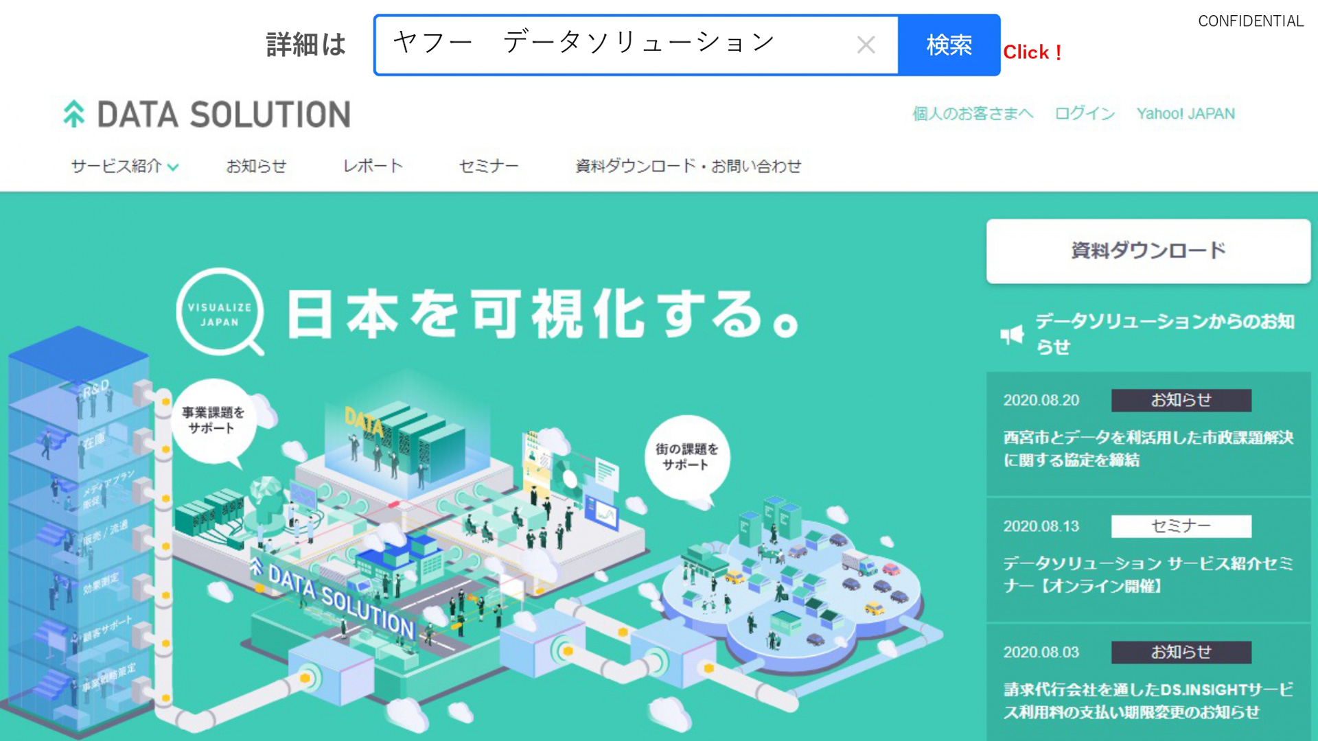 ヤフーで提供するデータソリューションのサービス紹介