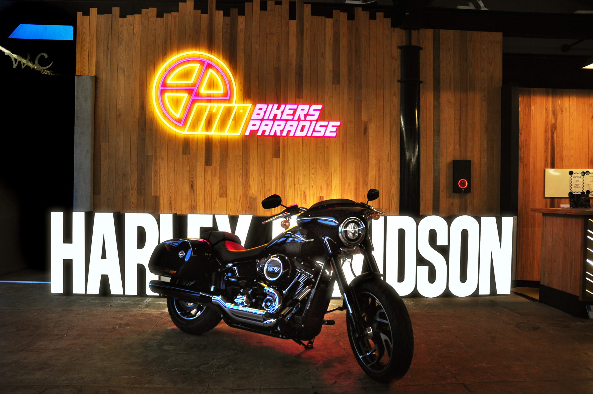 バイカーズパラダイス南箱根で開催中の「Harley Month」