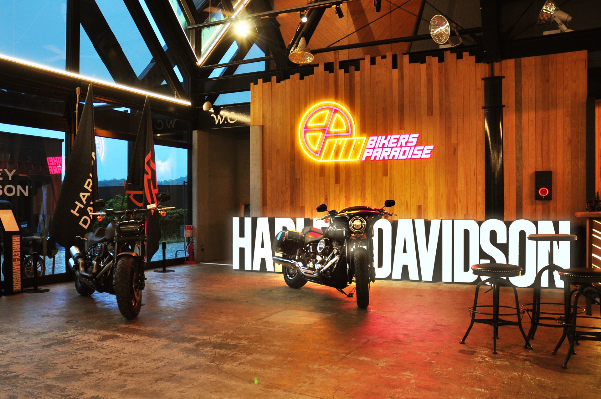 バイカーズパラダイス南箱根で開催中の「Harley Month」