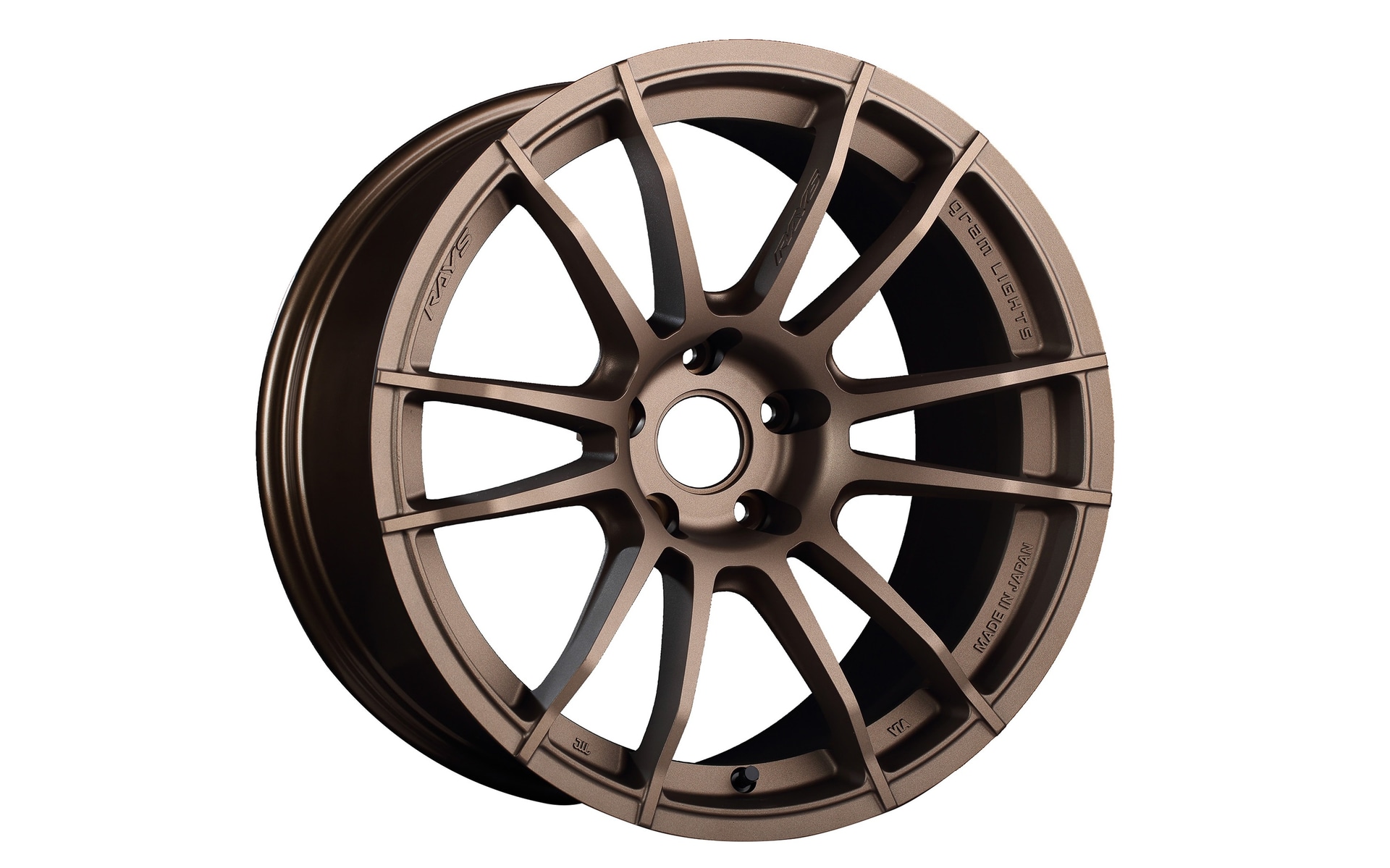 製造：鋳造、構造：1ピース、サイズラインアップ：18インチ、カラーバリエーション：ダークブロンズ、マットグラファイト