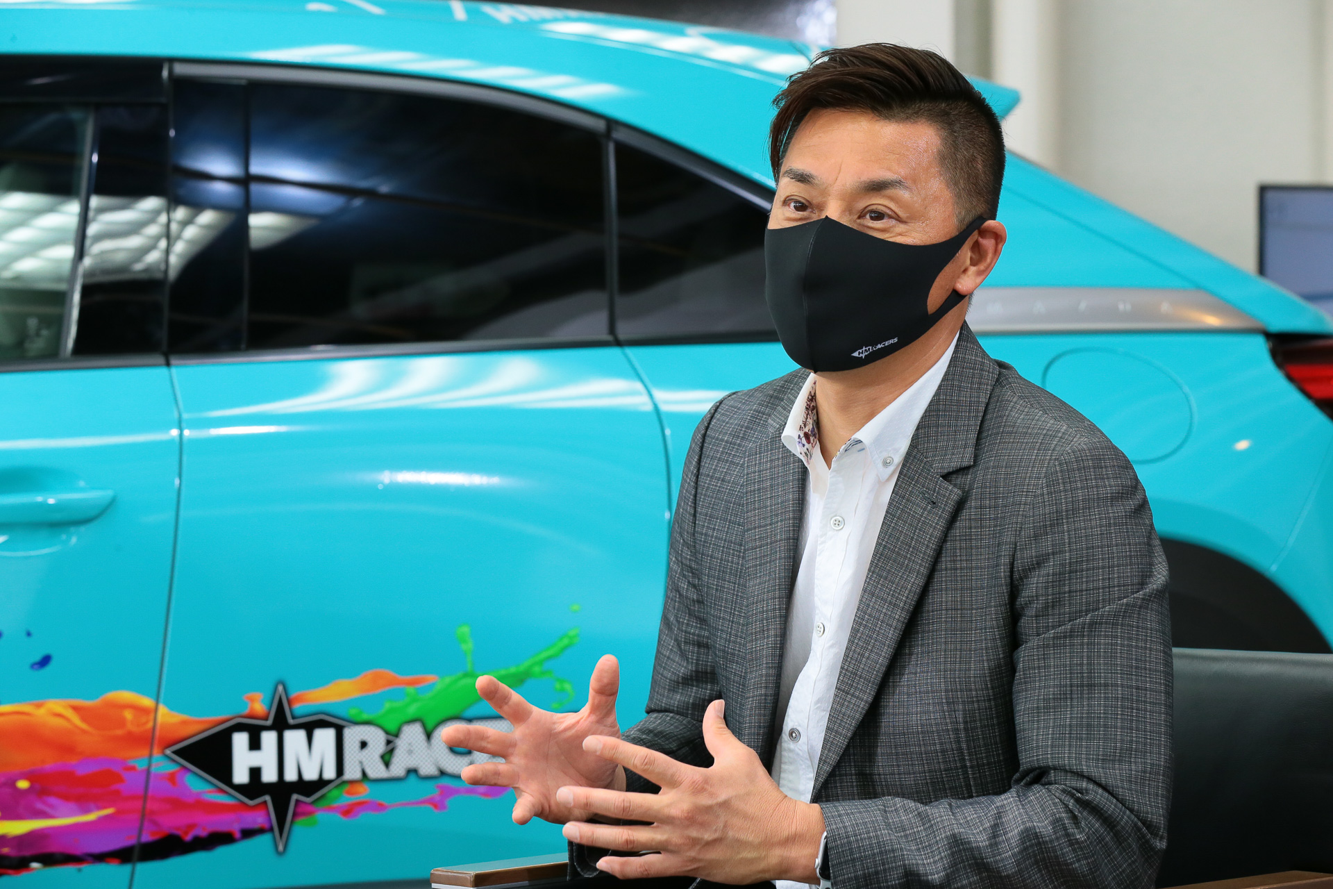 「レースもチューニングカーも面白いんだよってことを少しでも多くの人に伝えたい」と松田氏