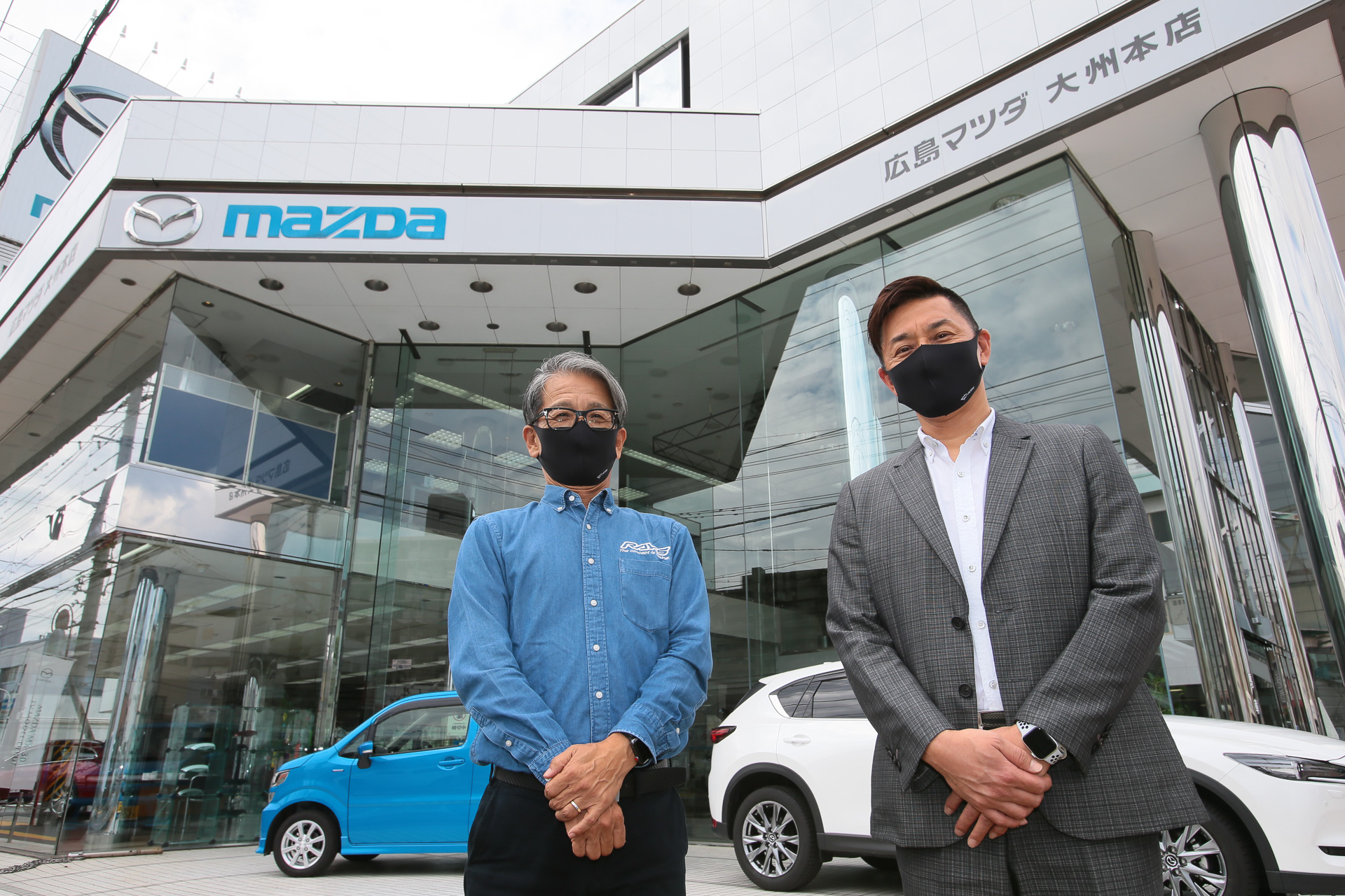 「HM RACERS」というオリジナルブランドを展開する広島マツダに、なぜレースやチューニングパーツに力を入れるのか聞いた