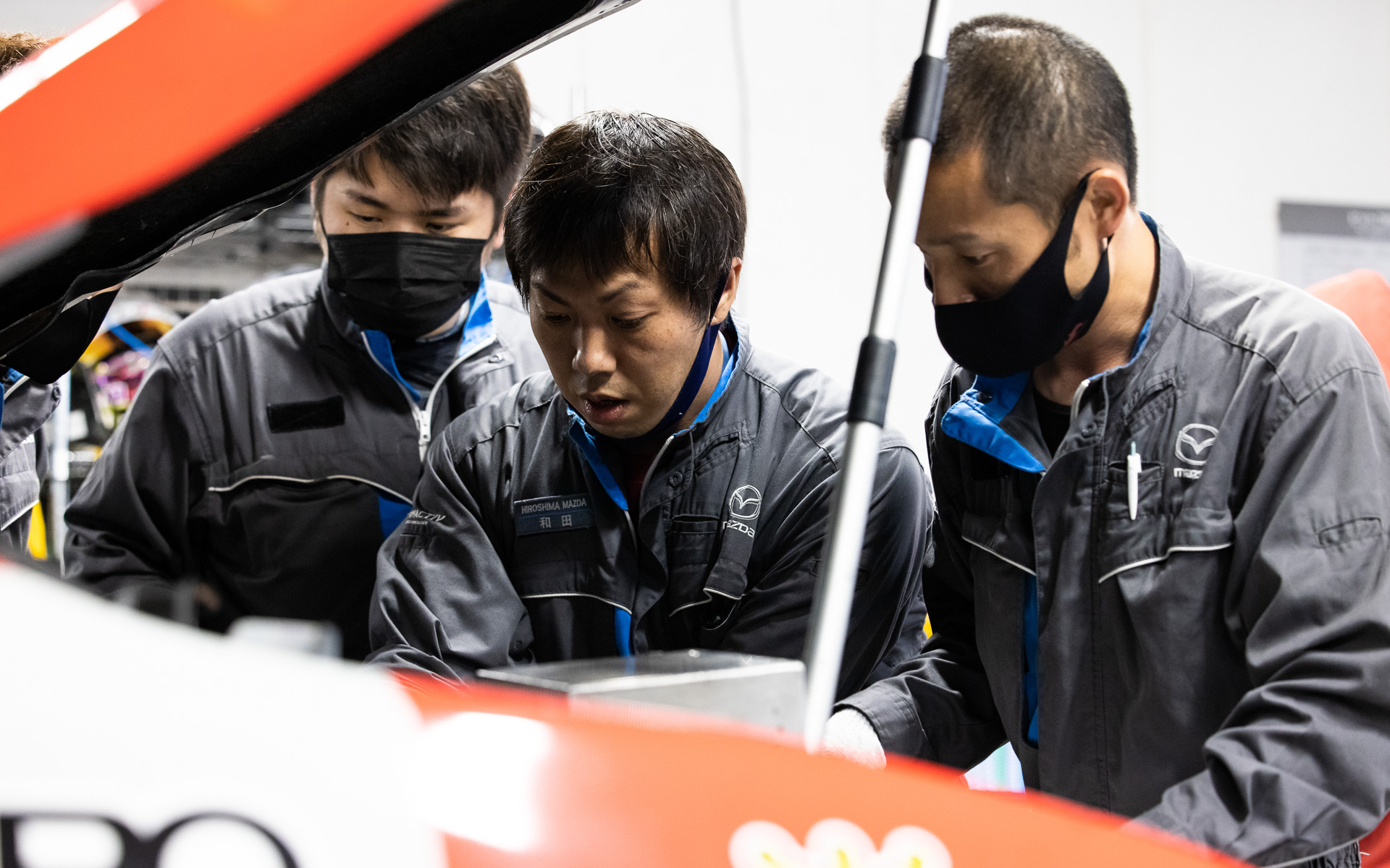 「参戦を続けていくにつれて参加メンバー全員がレースやクルマに夢中になり、今ではいい研修の場となっている」と松田氏