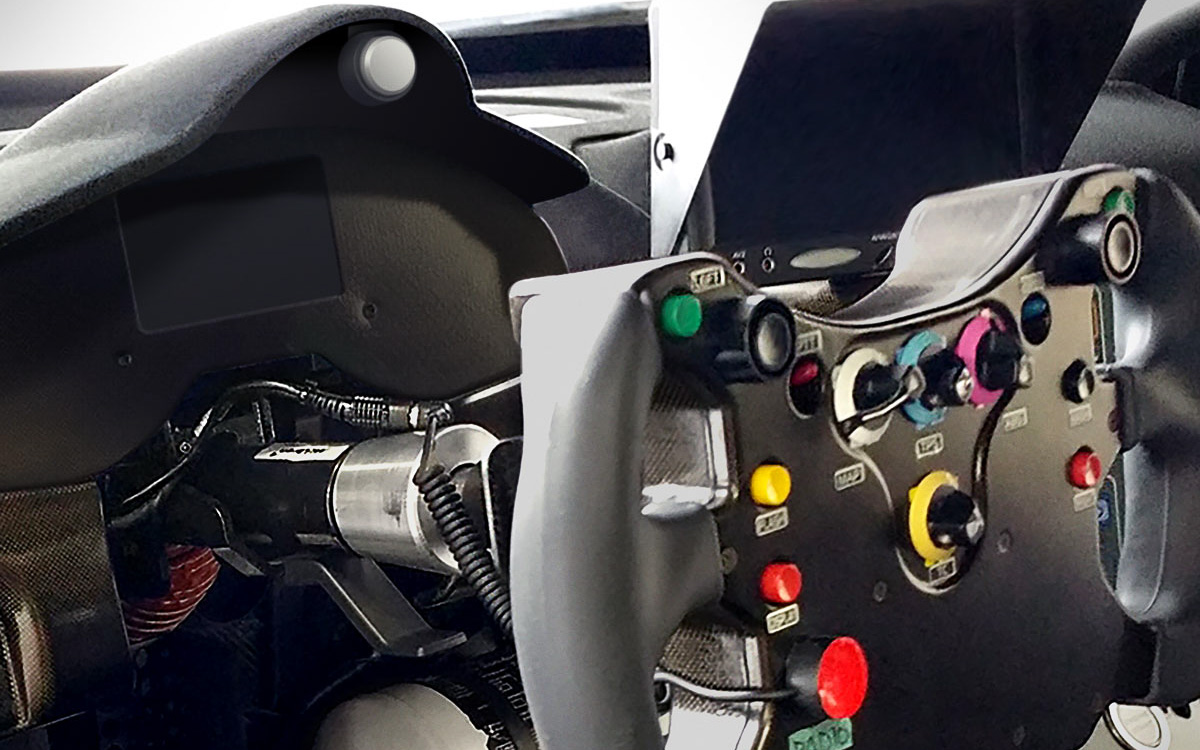 レーシングカーにも装着可能