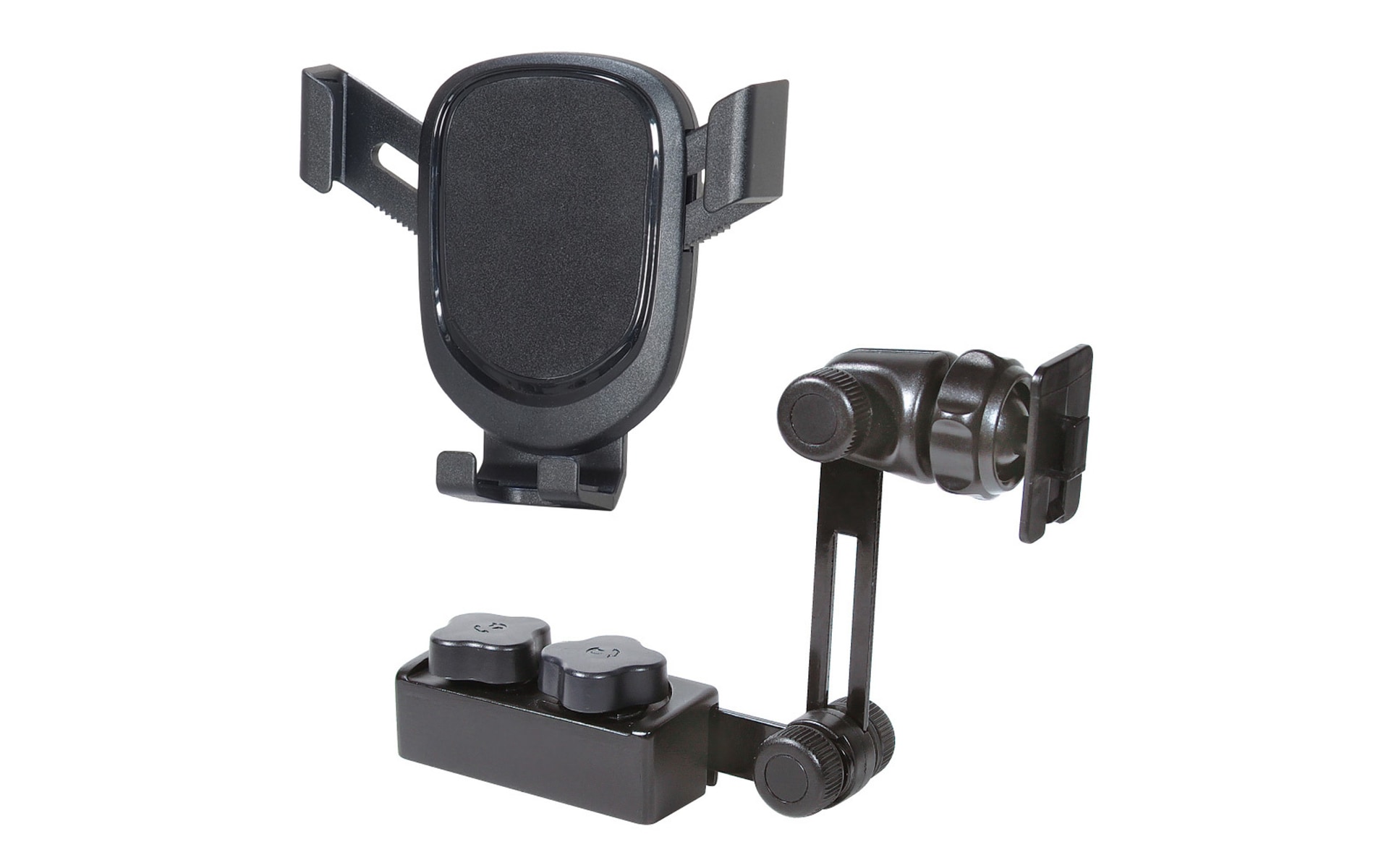 1DIN固定スタンドとスマホホルダー（重力式）セット「BSA131」