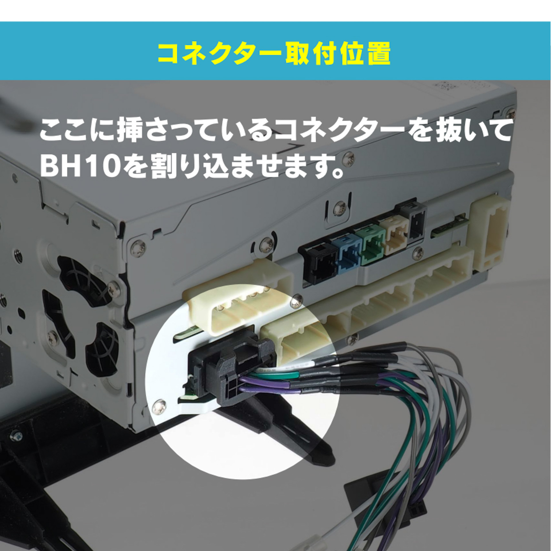 コネクター取り付け位置