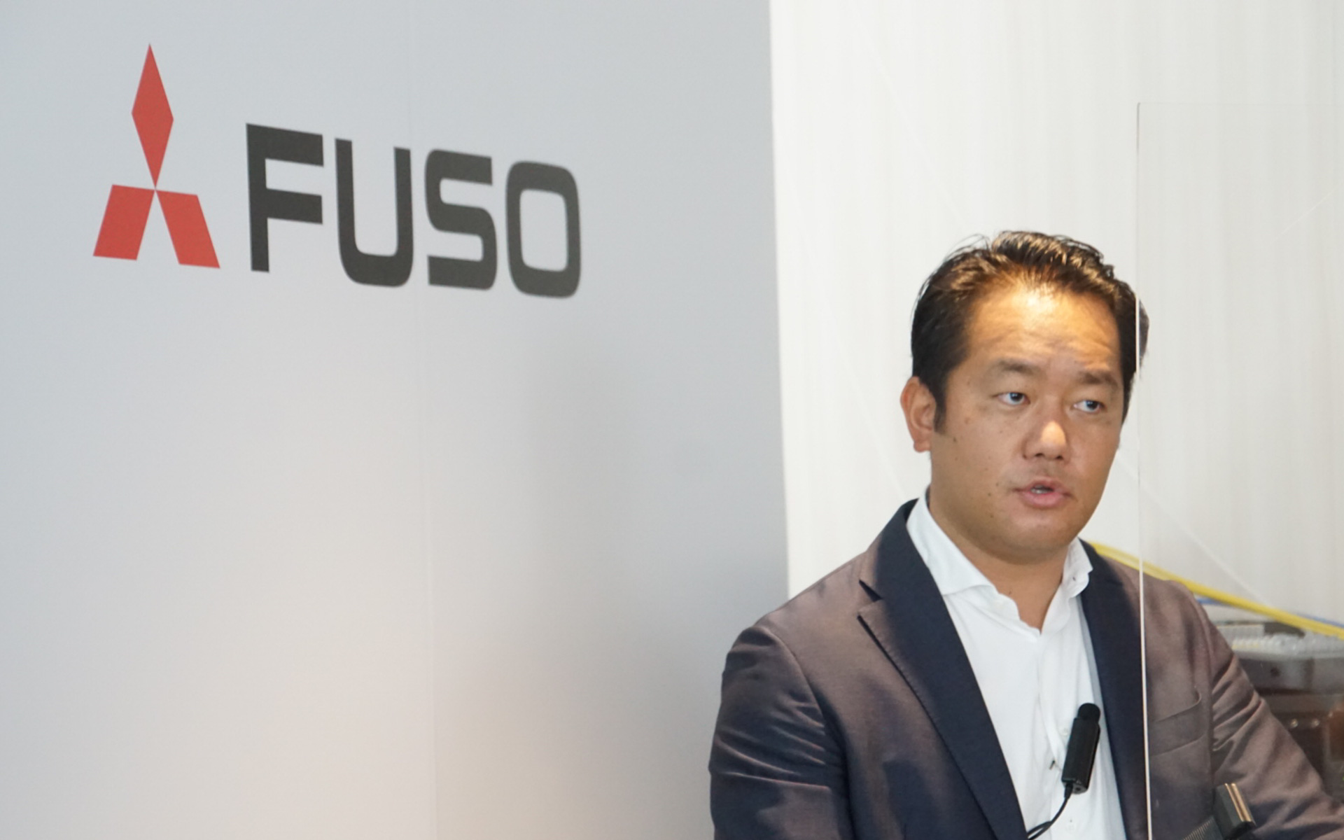 三菱ふそうトラック・バス株式会社 国内販売・カスタマーサービス本部 営業推進部 部長の砥上健司氏