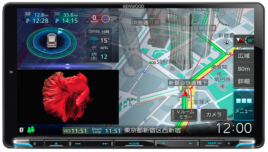 9V型インダッシュモデルの「MDV-M908HDL」