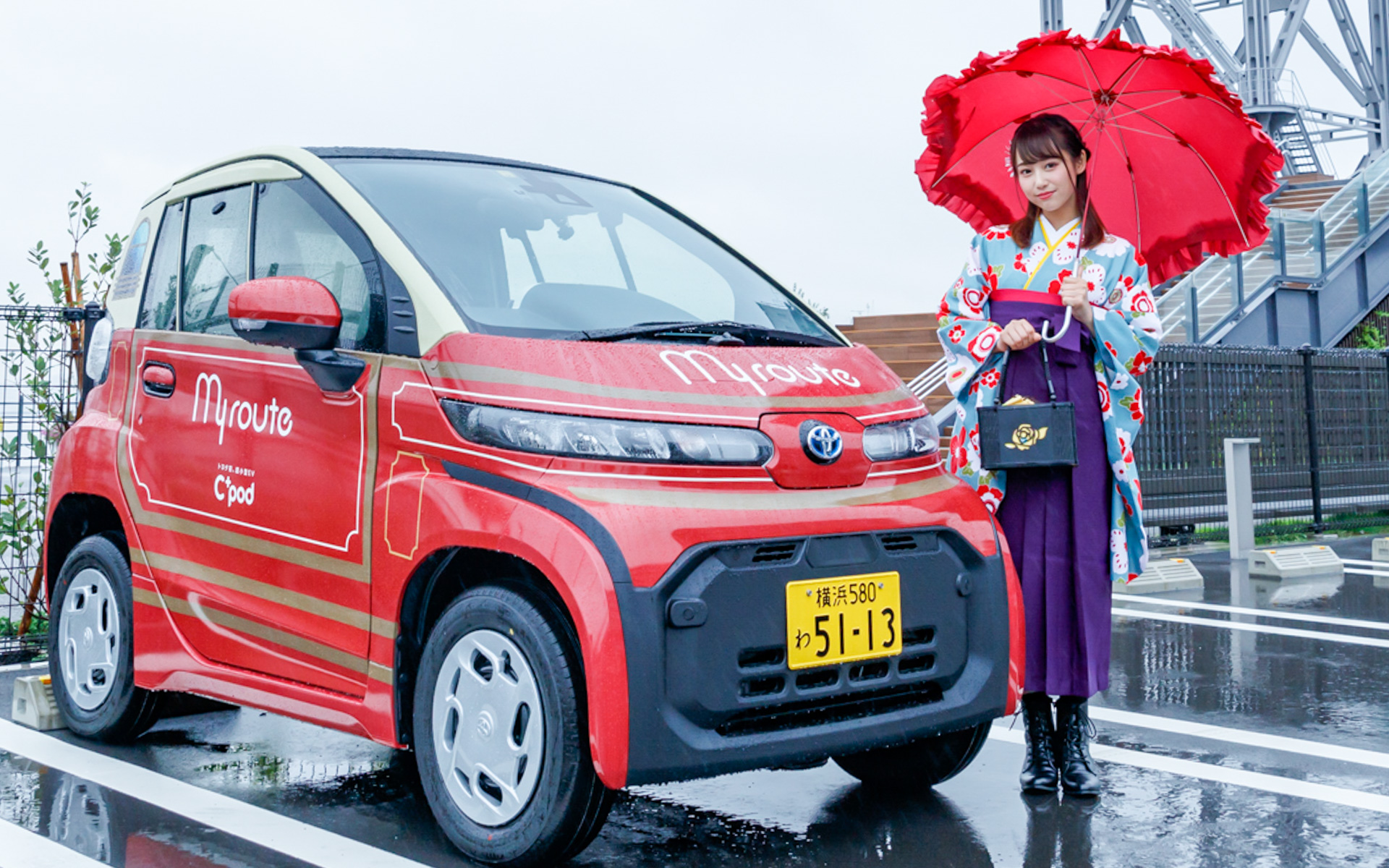 C+podとmy route＠Yokohamaアンバサダーの丸りおな氏