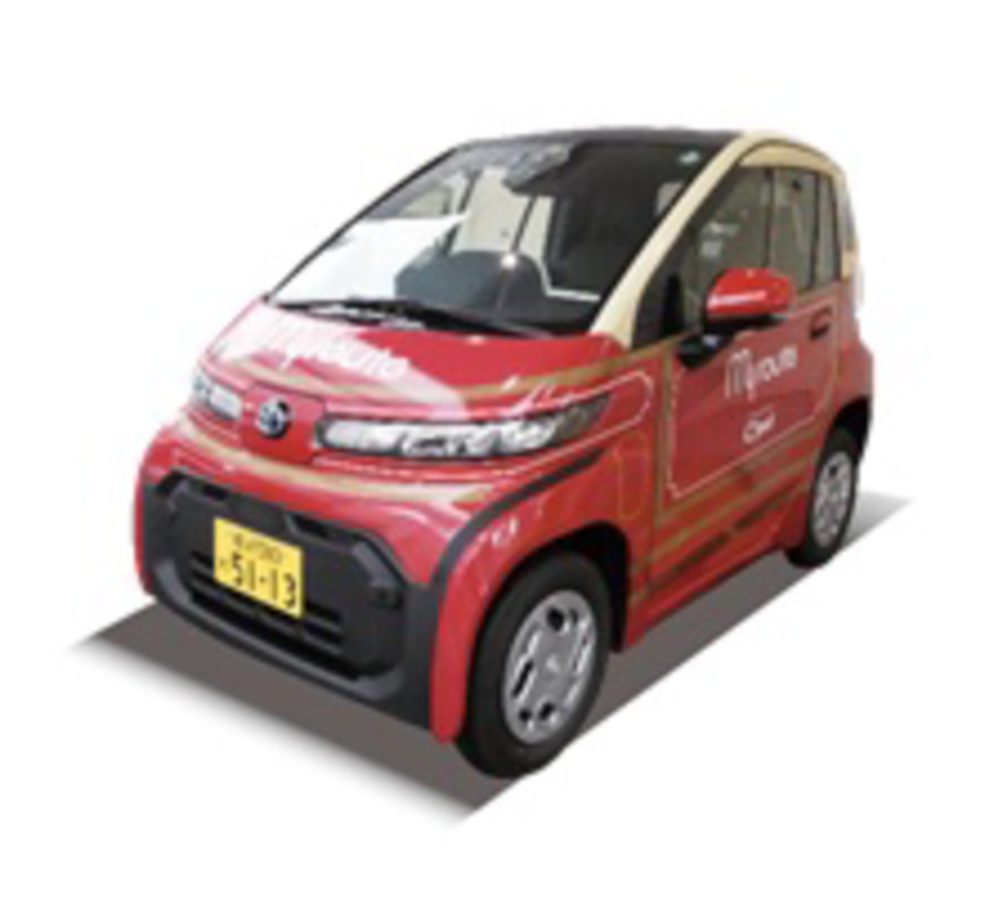 トヨタ自動車が開発した超小型EV（電気自動車）「C+pod」