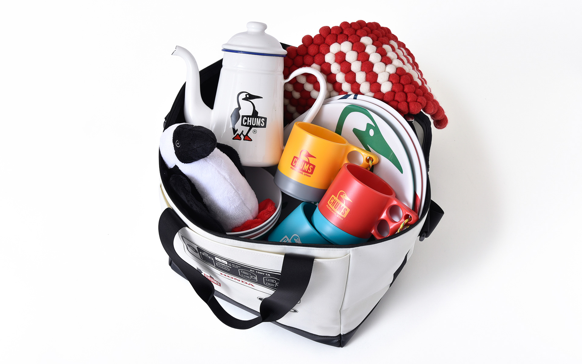 チャムスデザインの専用オリジナルケースも付属