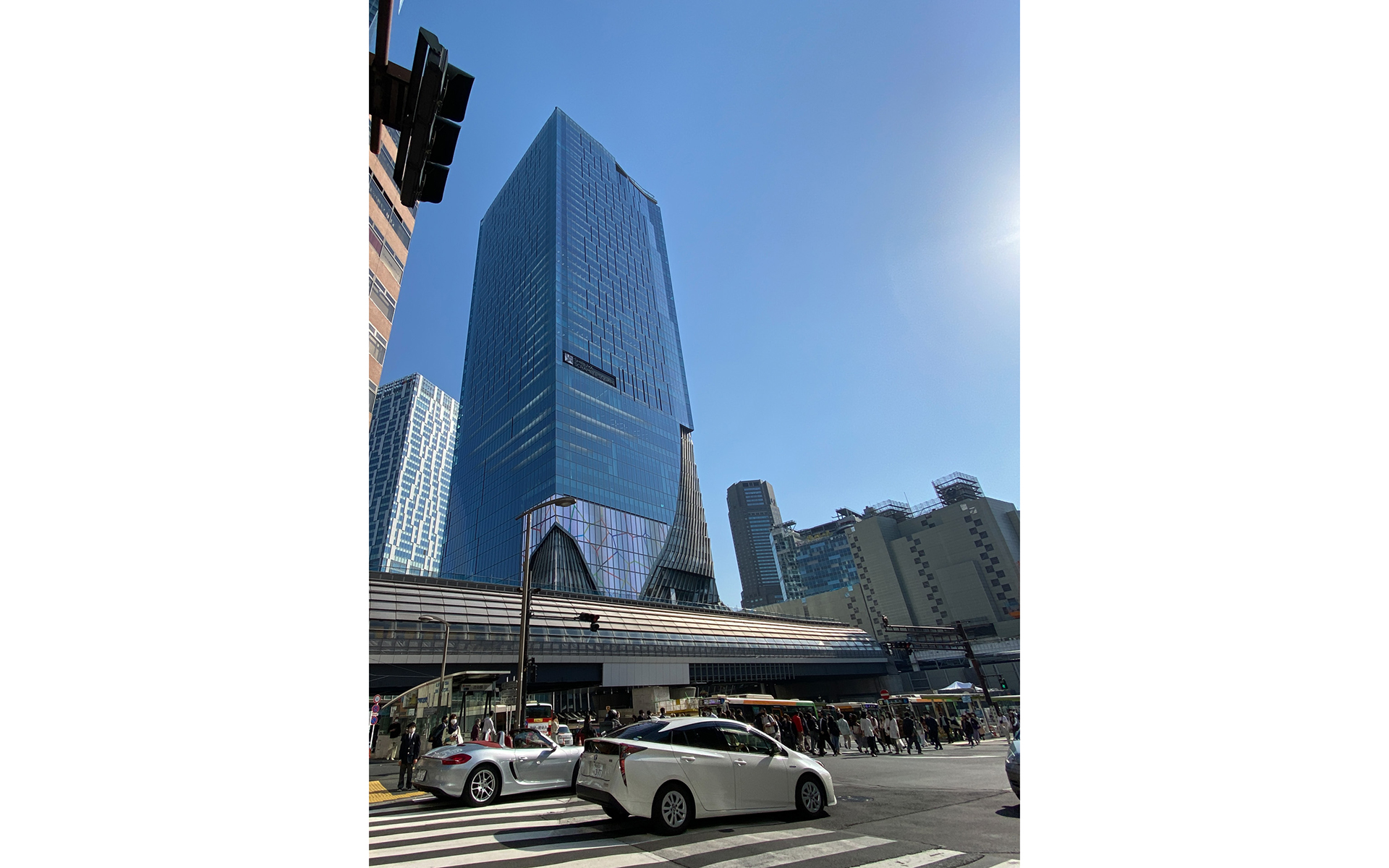 取材の合間に撮影した渋谷駅周辺