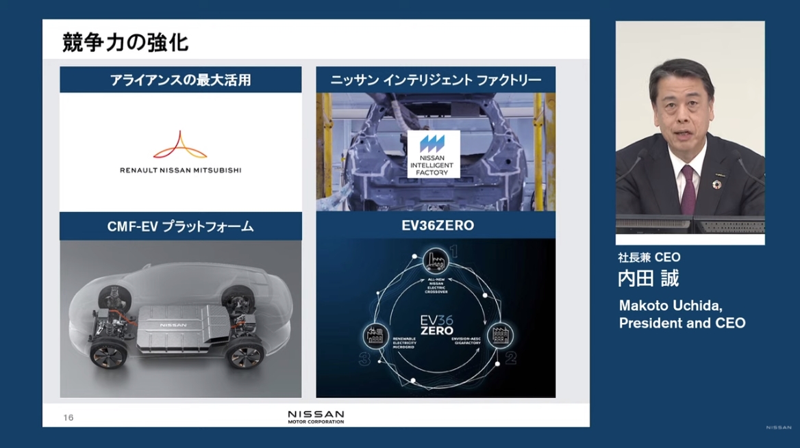 アライアンスの活用などにより、EVのコスト削減も進めていく